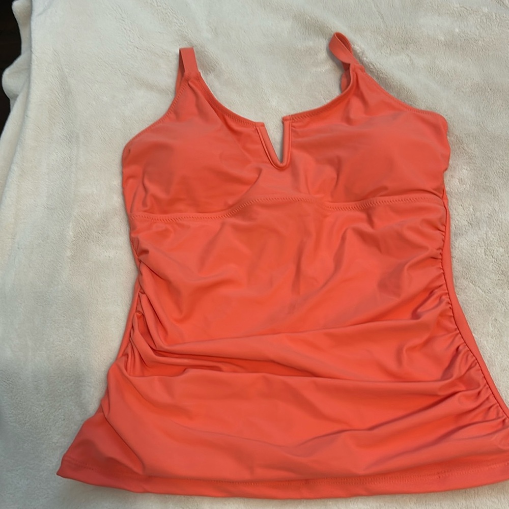 Beachsissi Tankini With Rouched Sides Size Medium